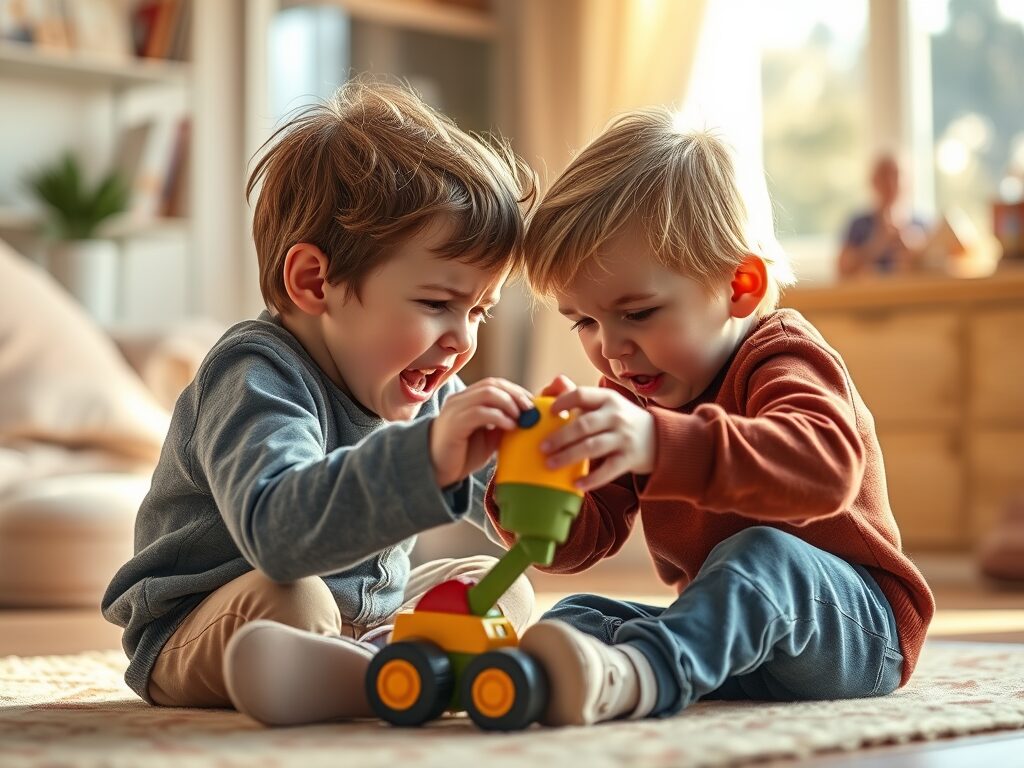 when siblings fight toddlers fight over toy